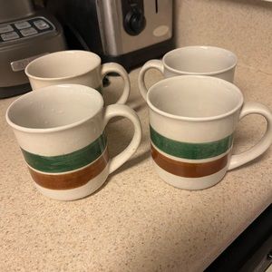 Vintage Pier 1 coffee mugs
